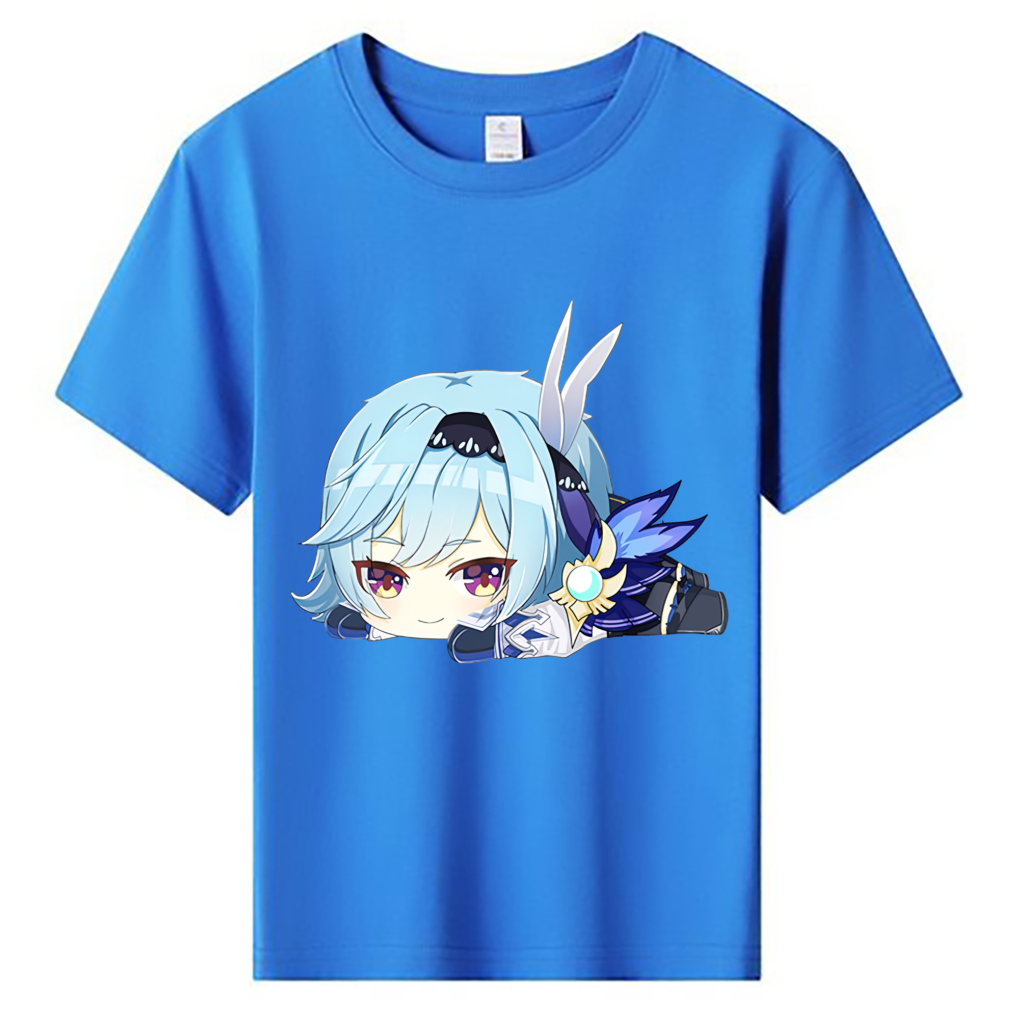 げんし神 优菈 ゆうら genshin Yūra 綿100％キッズTシャツ（フロントプリント）